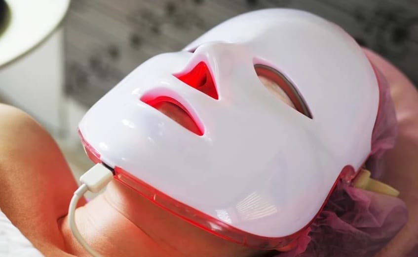 tratamiento de mascara led en clinica estetica alcorcon